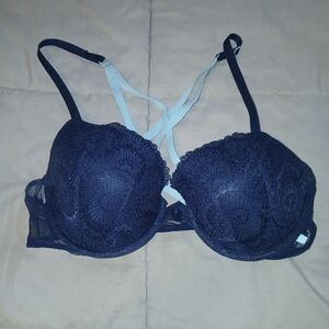 Victoria's Secret Navy Lace Bra